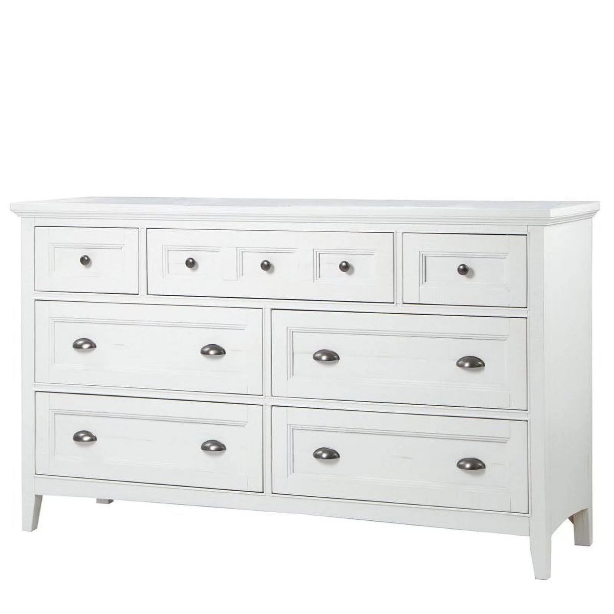 Soft White 7 Drawer Dresser Q68503