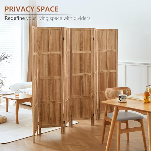 5.6 FT Folding Wooden Room Divider B6821
