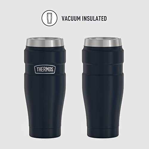 Stainless King Vacuum-Insulated Travel Tumbler 16 Ounce Midnight Blue X17124